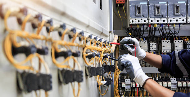 Professional Electrician technician working in Chester Center, CT
